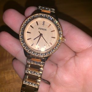 Karli 3-Hand Rose Gold Tone Stainless Steel Watch